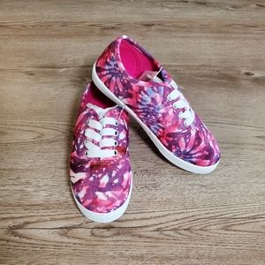 Magenta Tie Dye Shoes Girls Size 2M